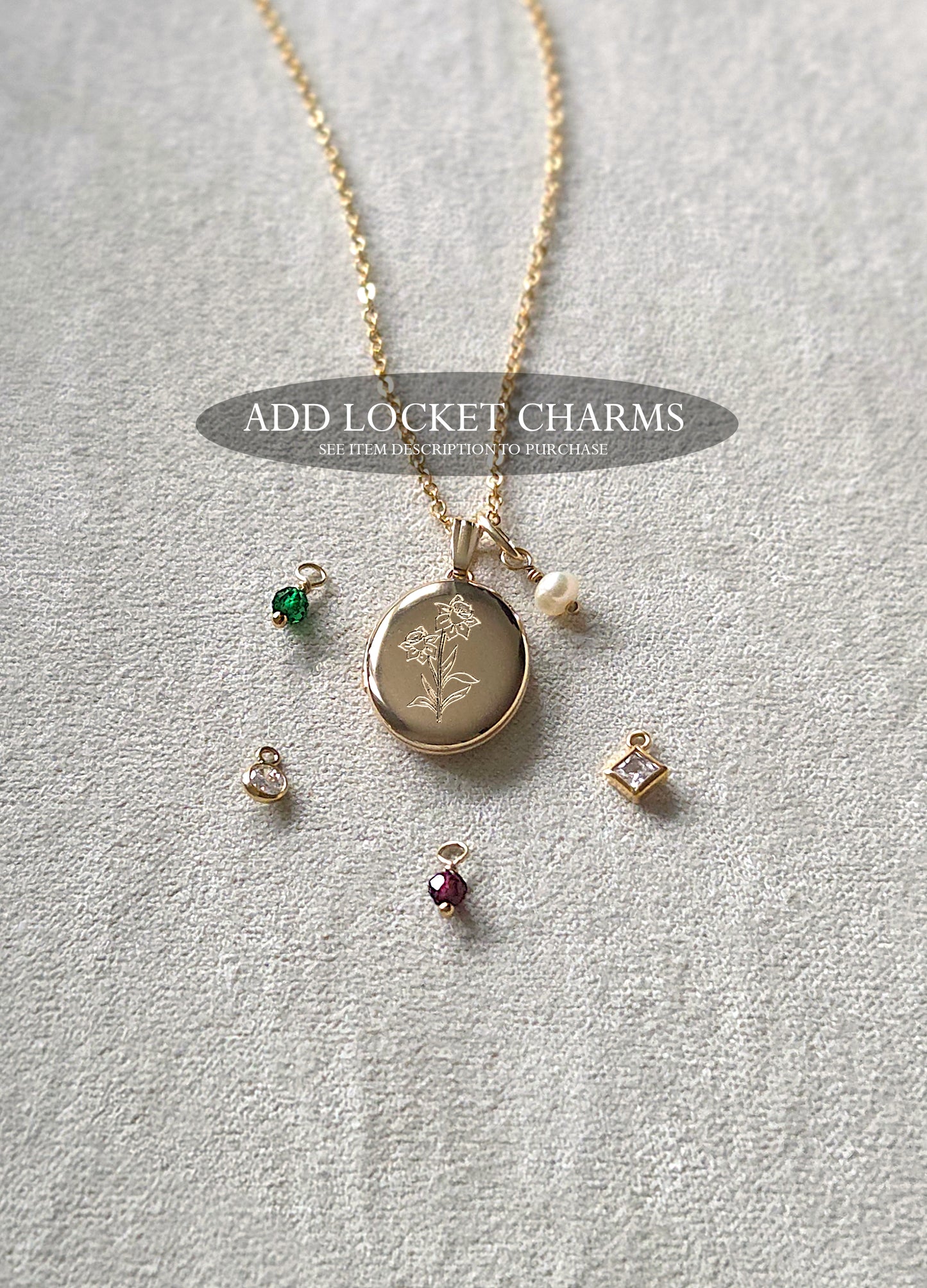 Personalized Oval Photo Locket