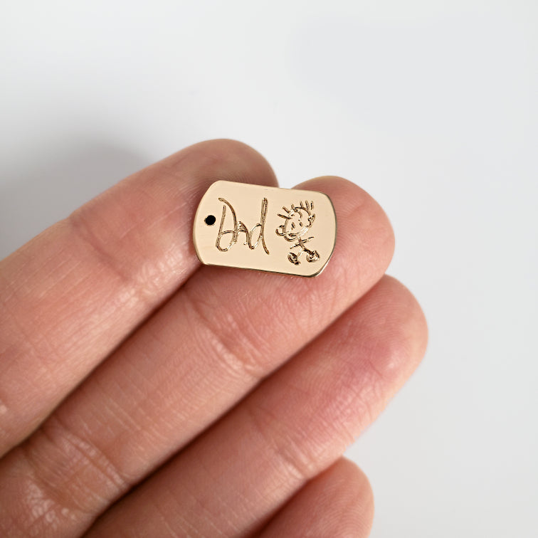 Actual Handwriting Engraving | KOA