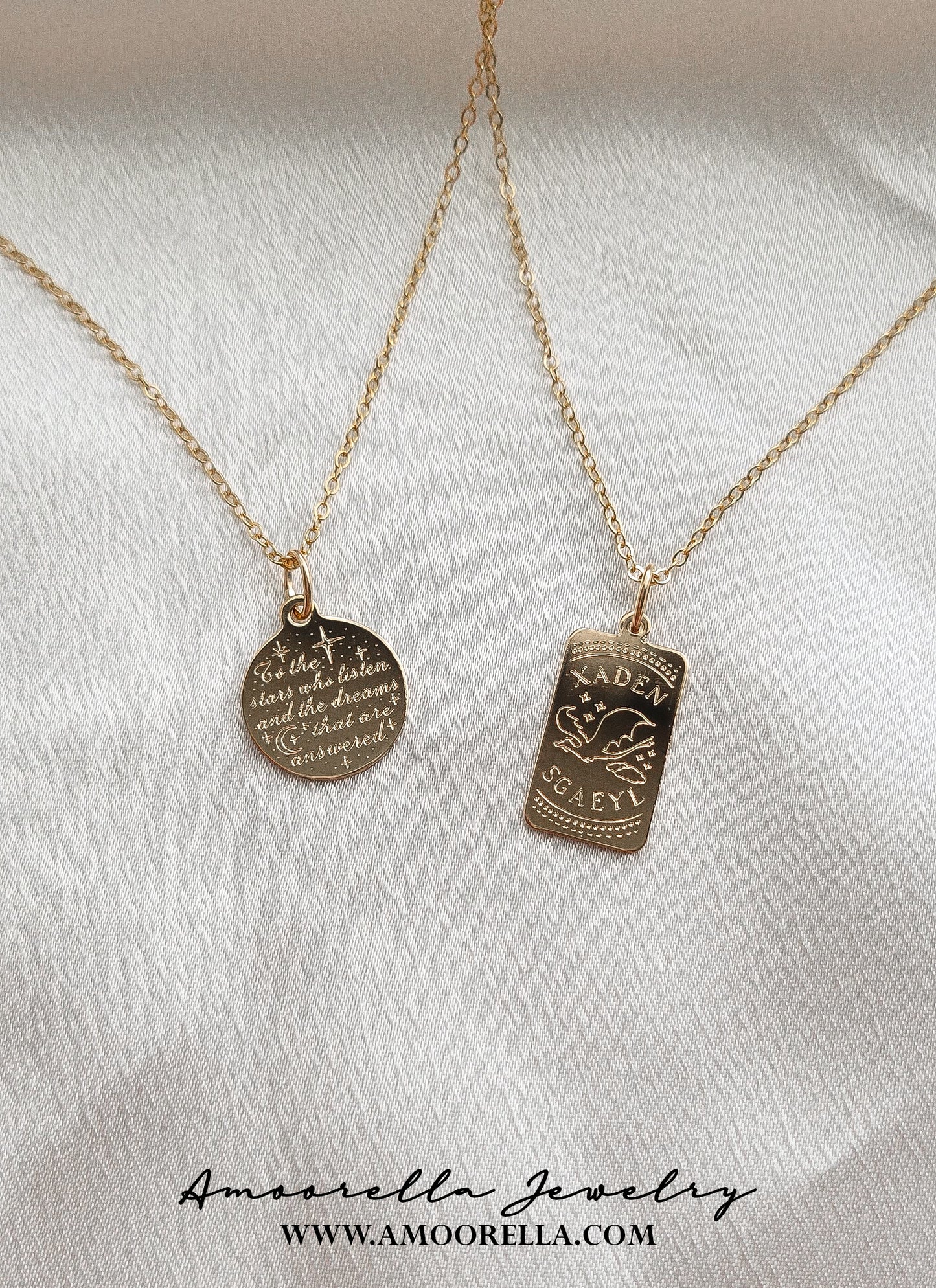 Xaden + Sgaeyl Necklace | Fourth Wing