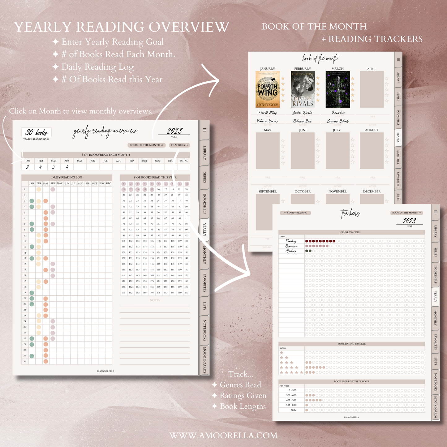 Digital Book Reading Journal for Tablets