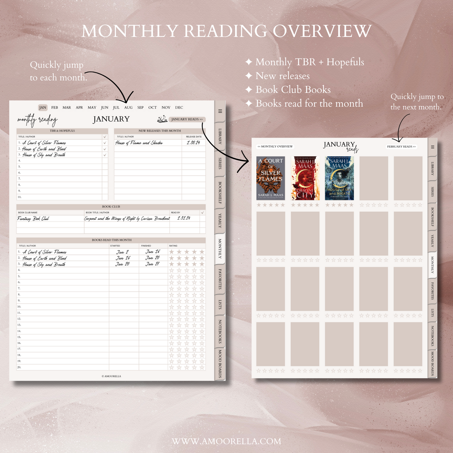 Digital Book Reading Journal for Tablets
