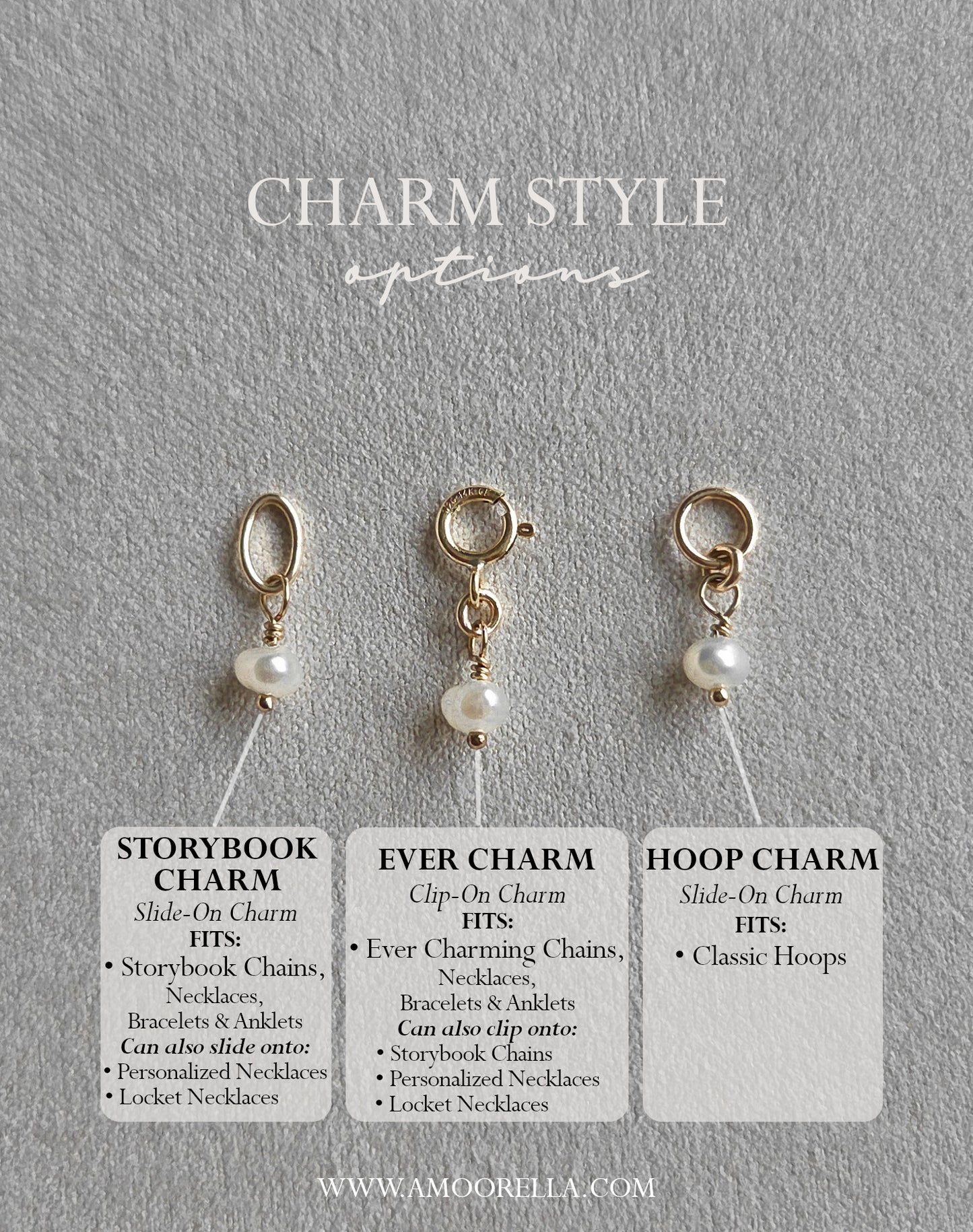Round CZ Charm | 3mm