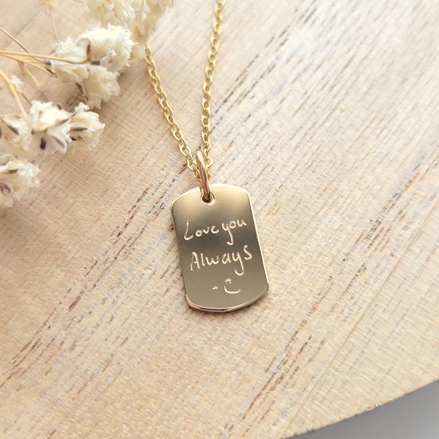 Actual Handwriting Engraving | KOA
