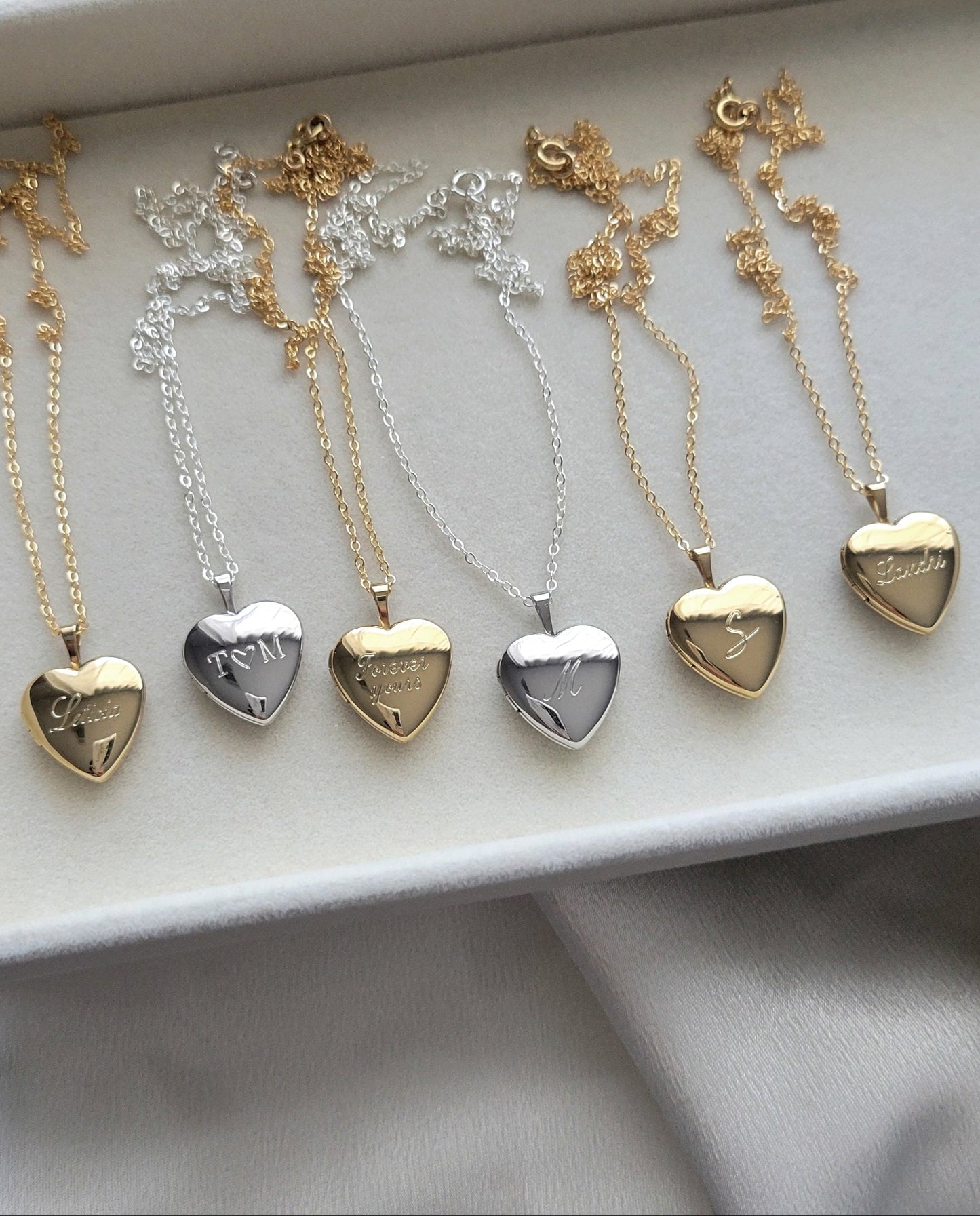 Heart Photo Locket (Engravable)