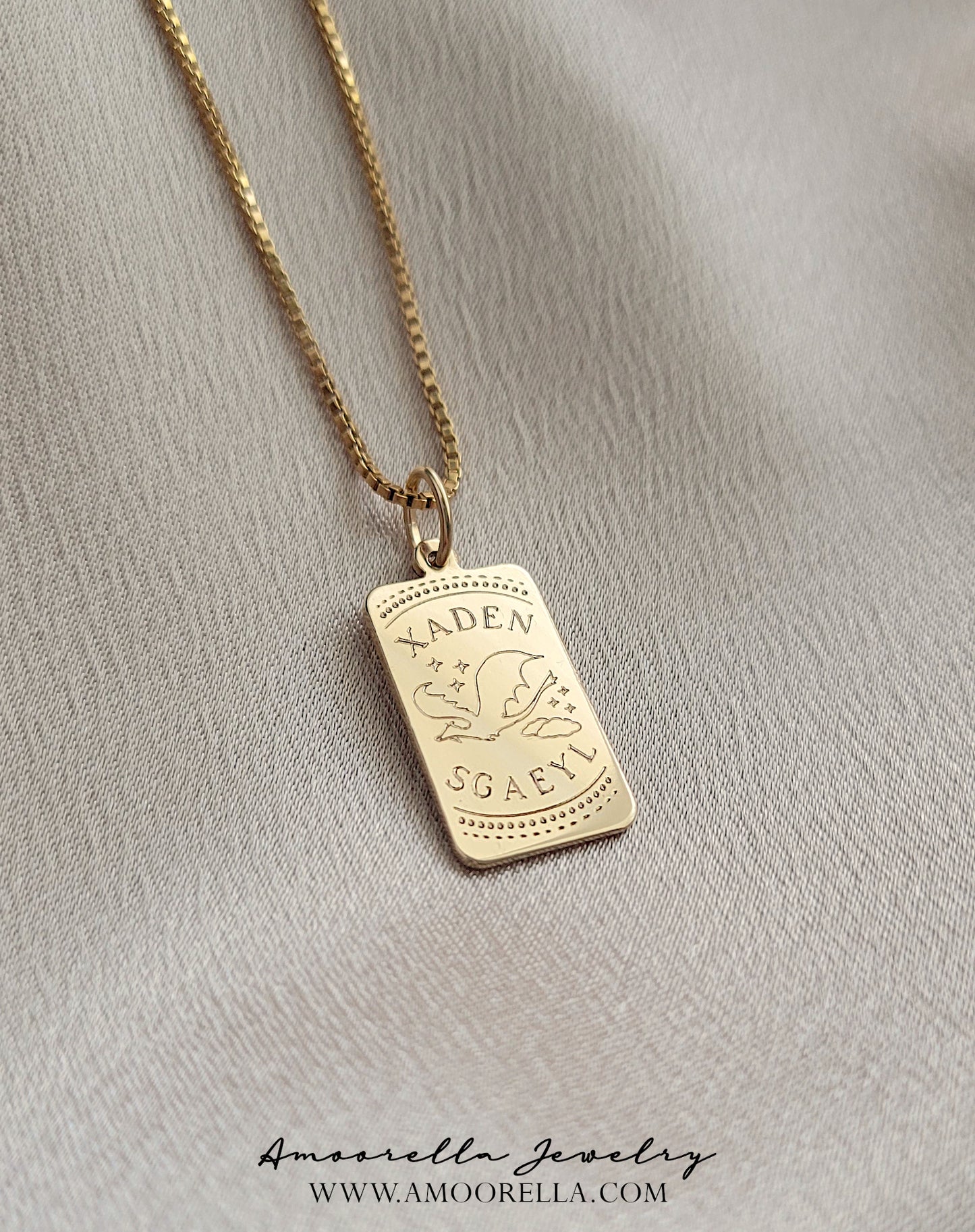 Xaden + Sgaeyl Necklace | Fourth Wing