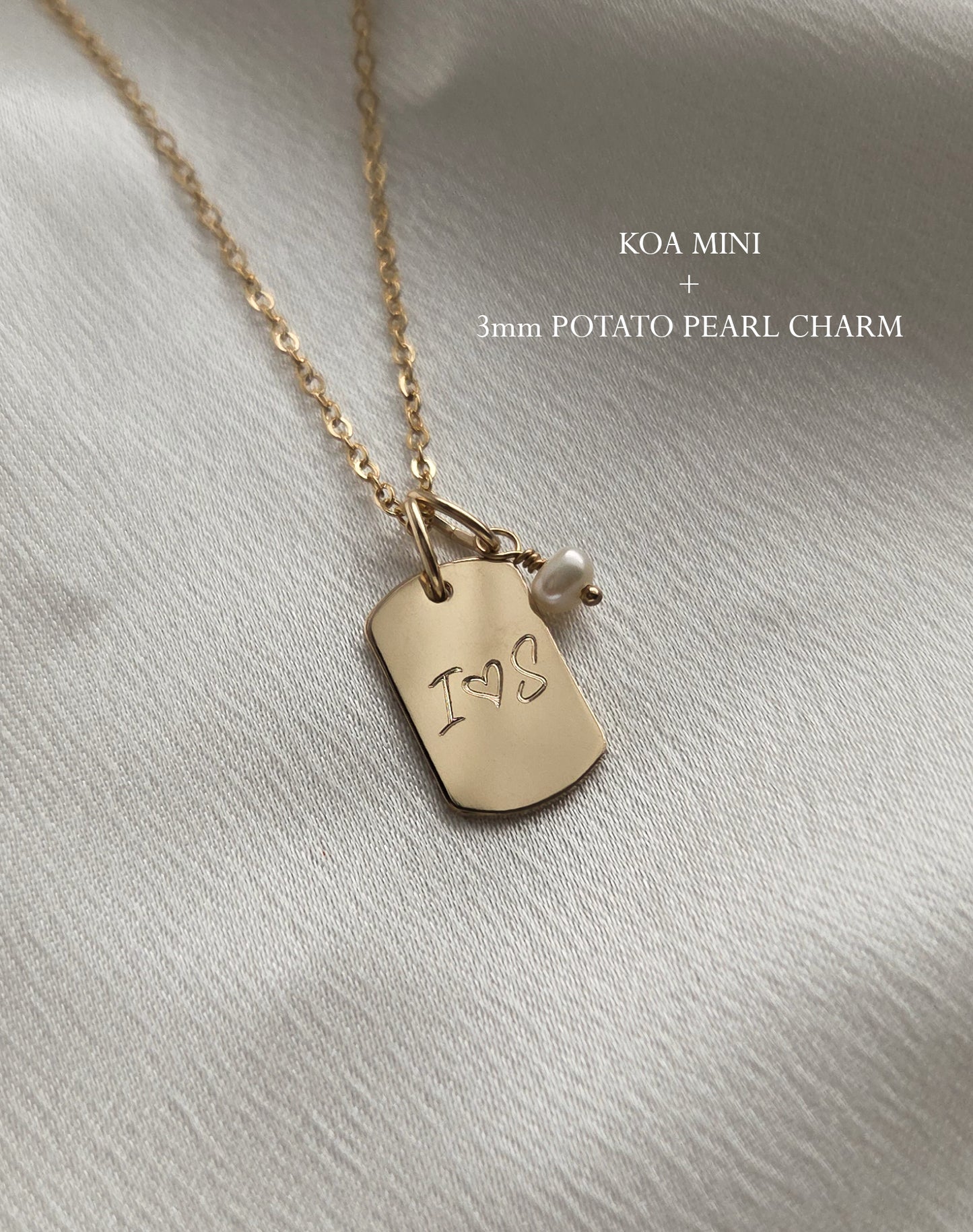 Potato Pearl Charm | 3mm