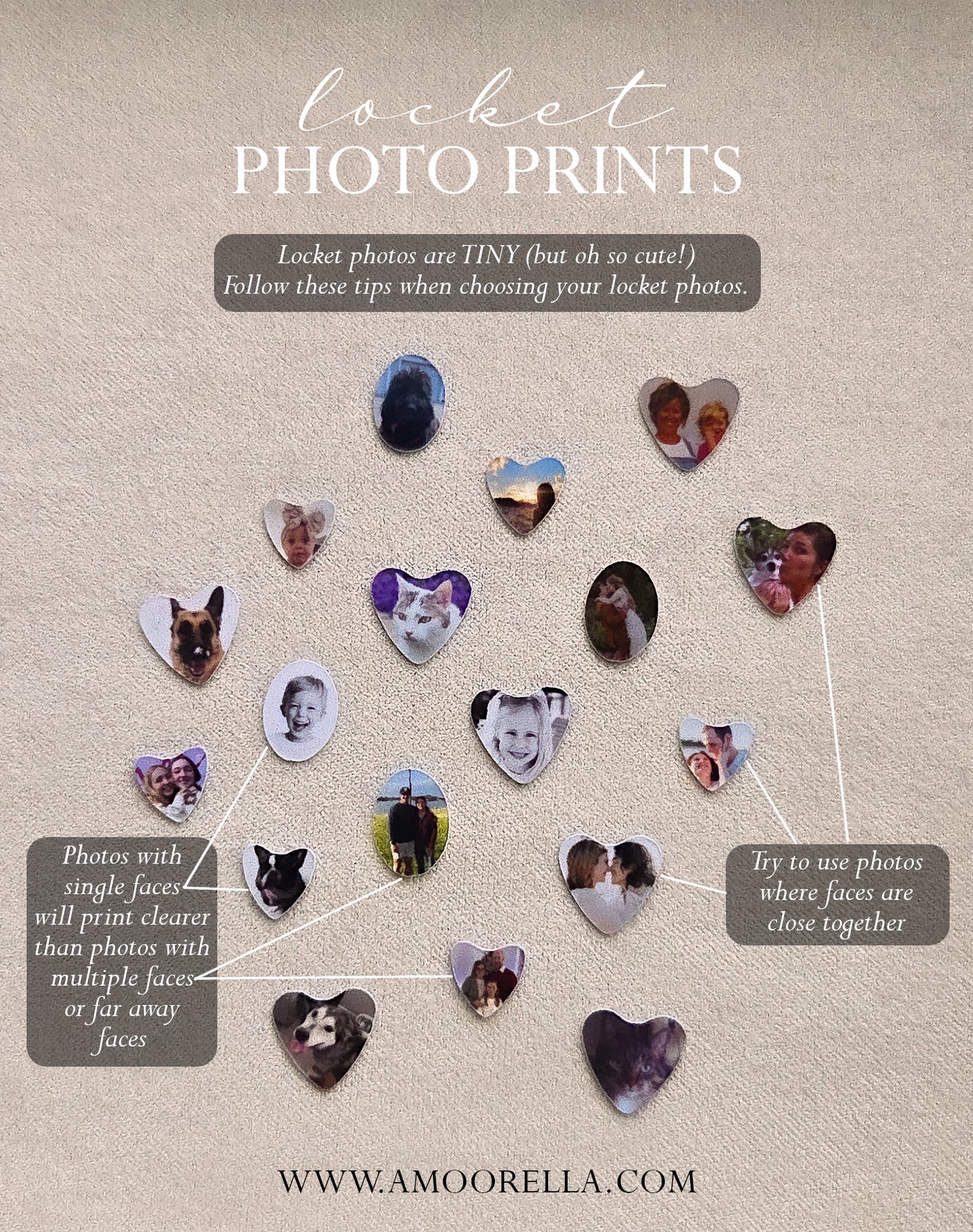 Birthflower Oval Photo Locket