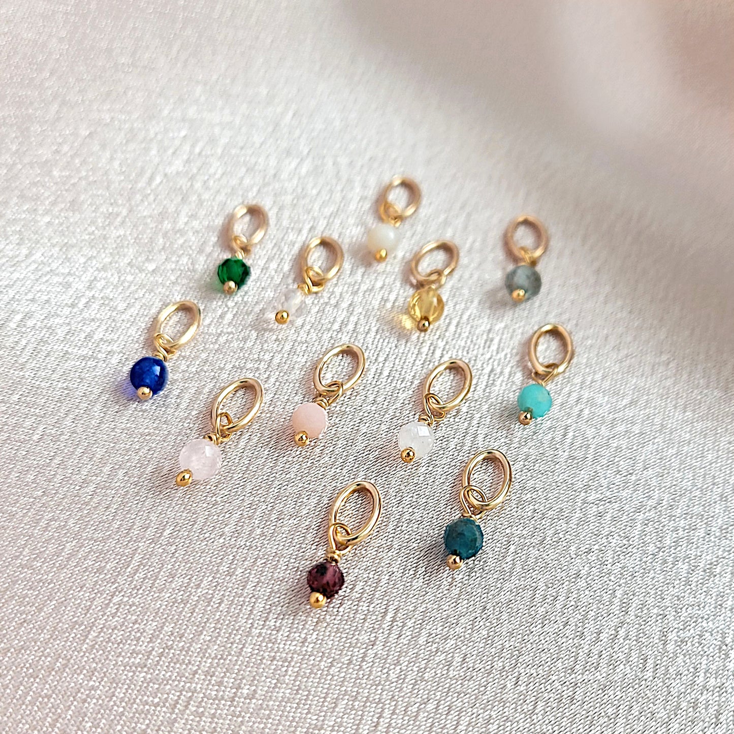Birthstone Charm | 3mm