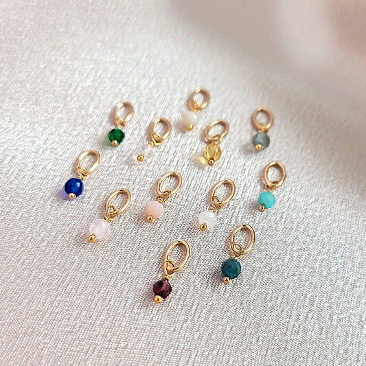 Birthstone Charm | 3mm