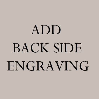 ADD Back Side Engraving
