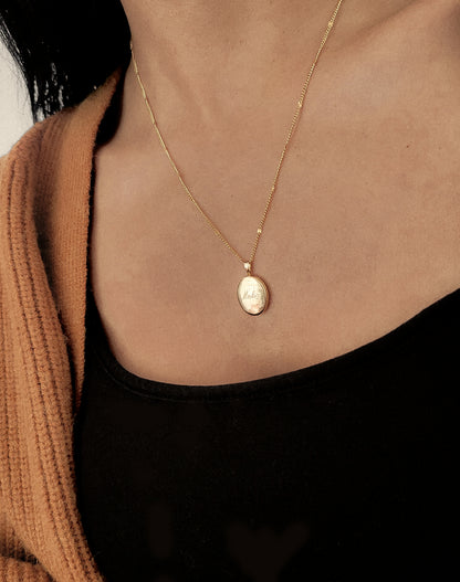 Oval Photo Locket