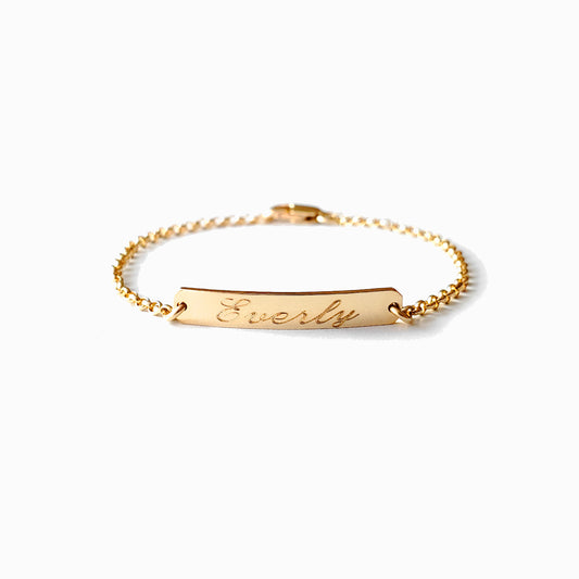 Baby • Toddler Name Plate Bracelet