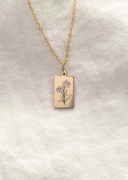 Birthflower Necklace | Harper #4