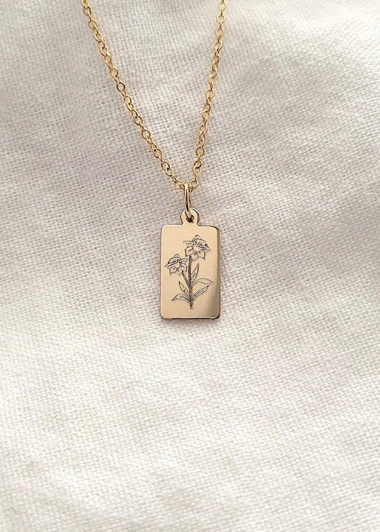 Birthflower Necklace | Harper #4
