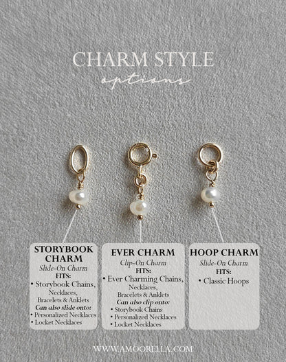 Round CZ Charm | 3mm