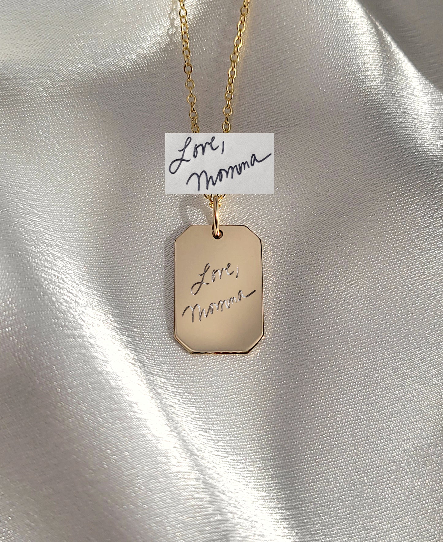 Custom Engraved Handwriting • KAIA