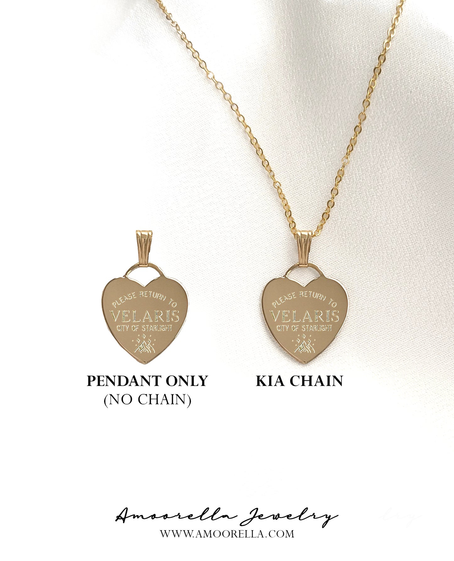 Please Return To VELARIS Necklace | ACOTAR Series