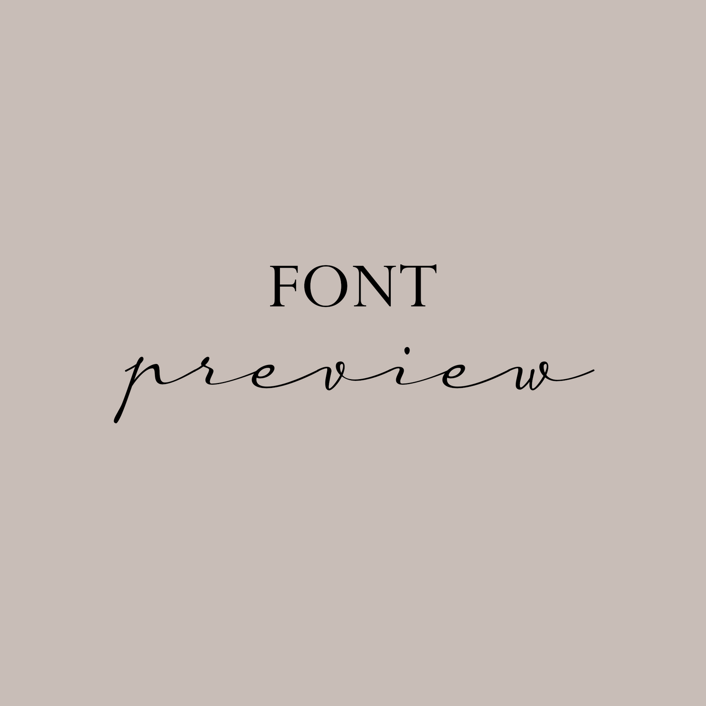Font Preview