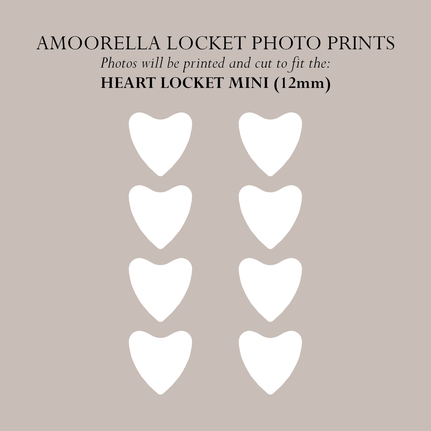 LOCKET PHOTO PRINTS