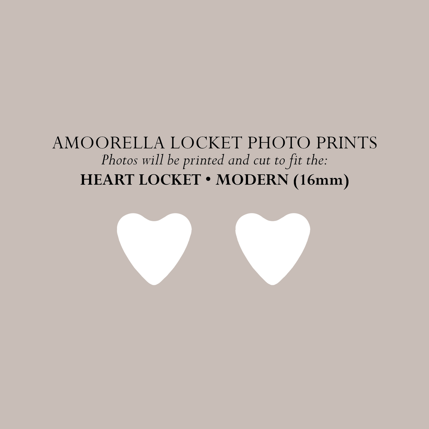 LOCKET PHOTO PRINTS