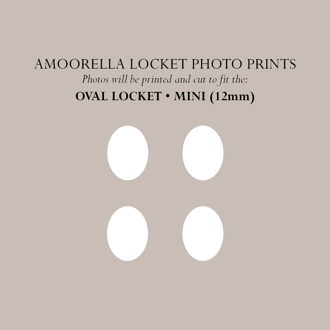 Locket Photo Prints
