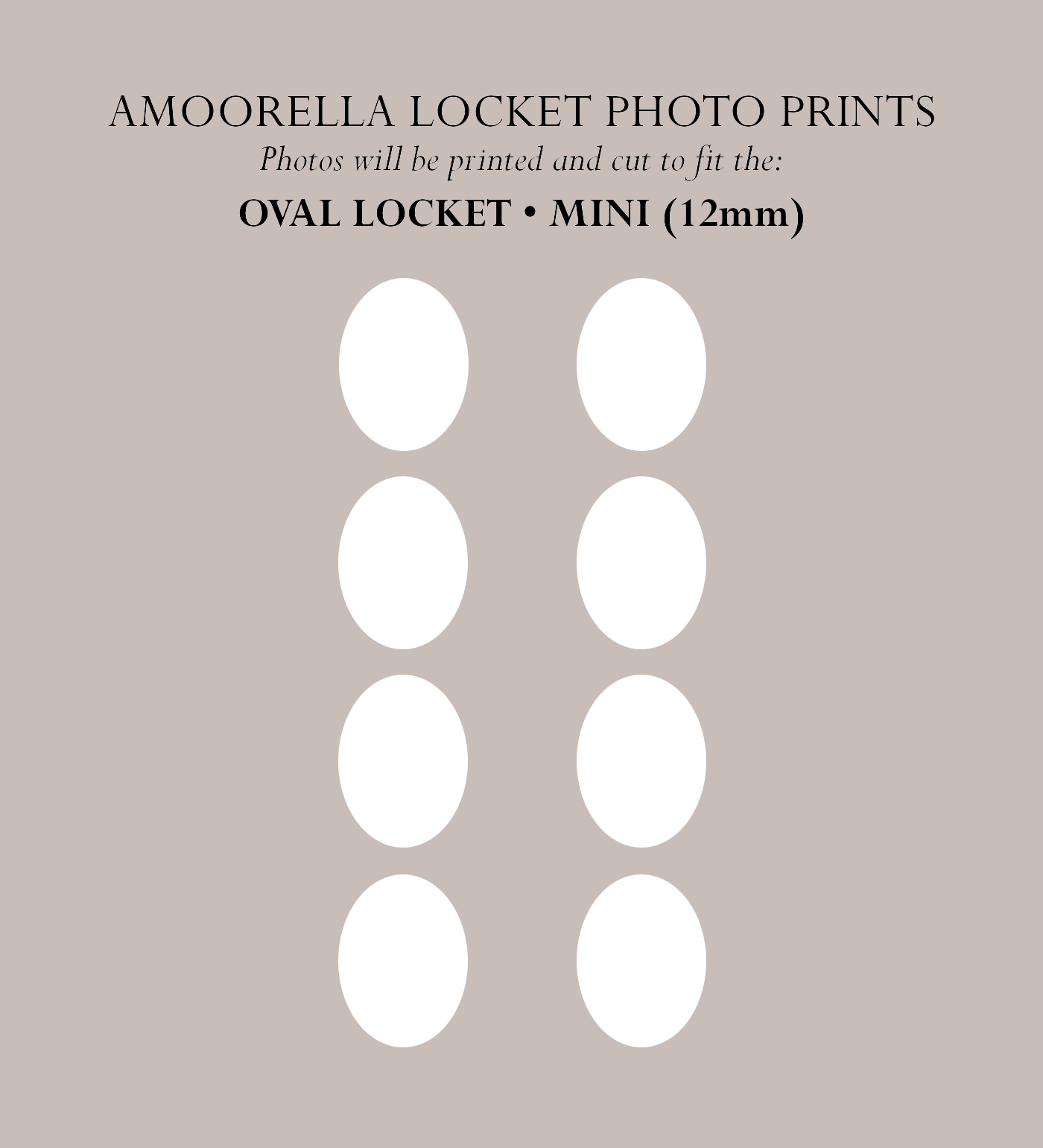 Locket Photo Prints