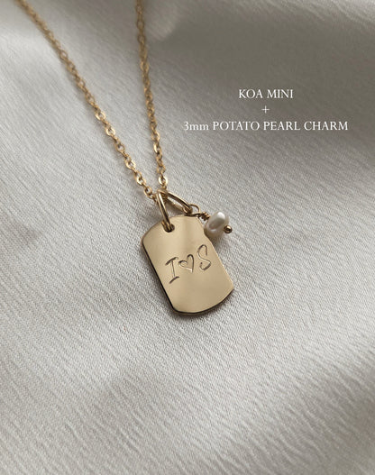 Potato Pearl Charm | 3mm