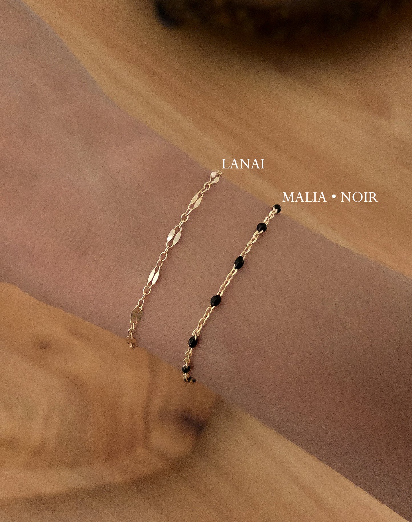 Malia • Noir | Bracelet