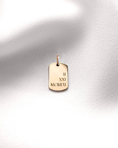 Koa | Mini Dog Tag