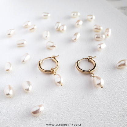 Wai Momi Pearl Hoops
