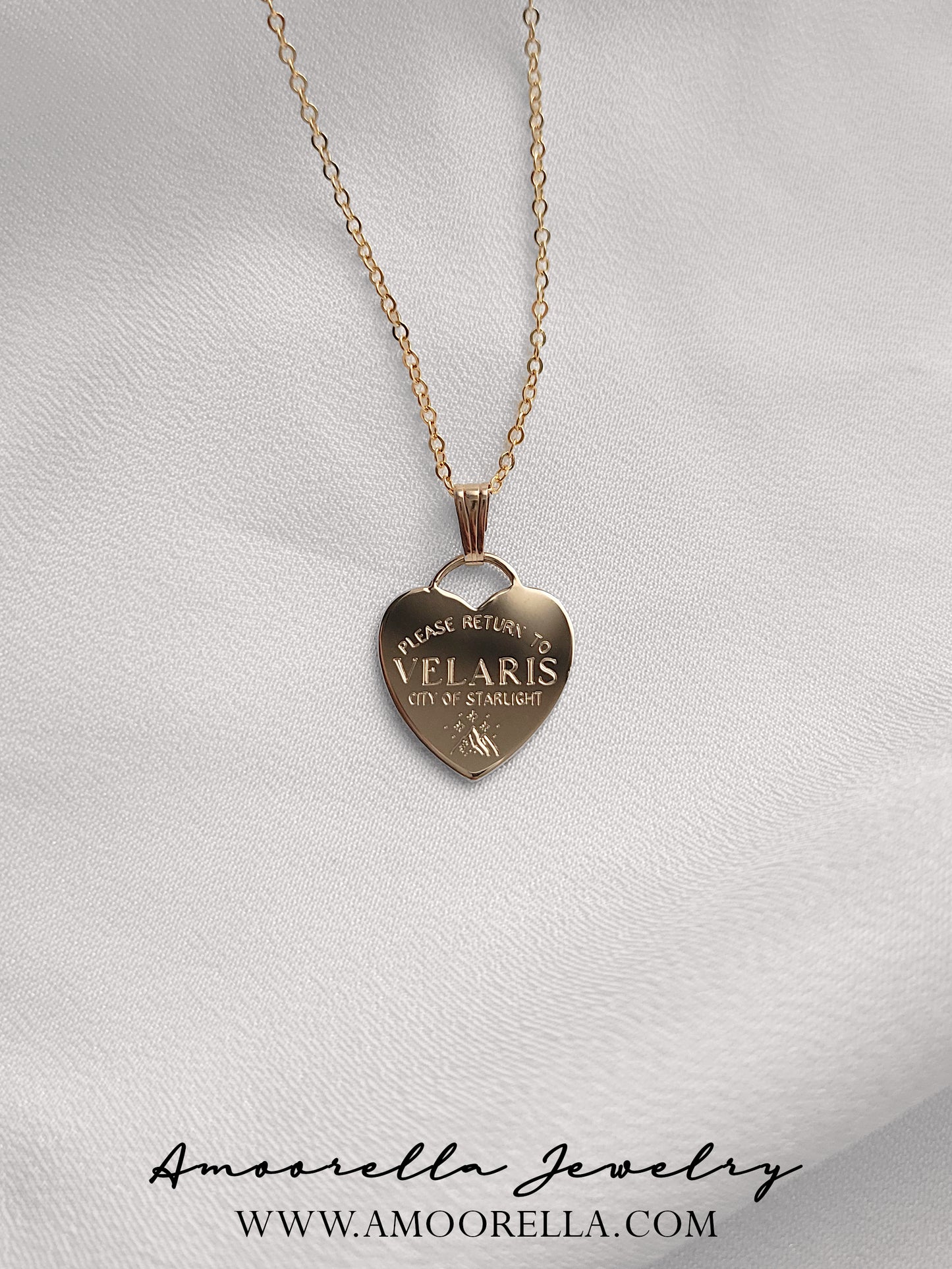 Please Return To VELARIS Necklace | ACOTAR Series