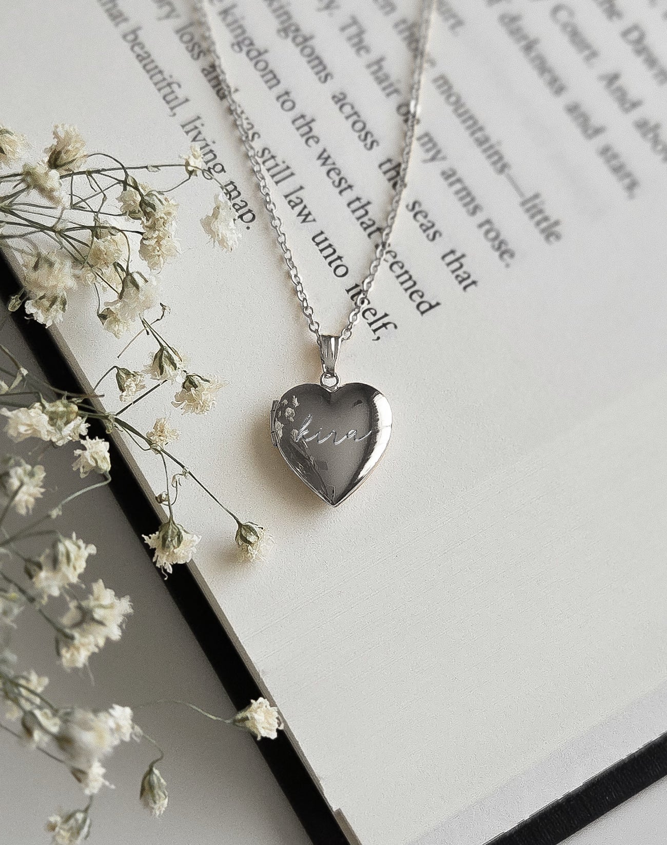 Heart Photo Locket (Engravable)