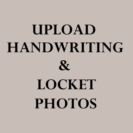 Upload Handwriting + Locket Photos