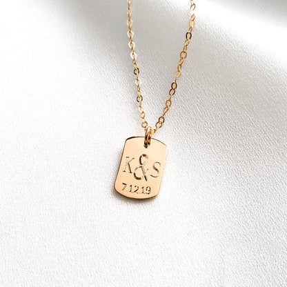 Koa | Mini Dog Tag