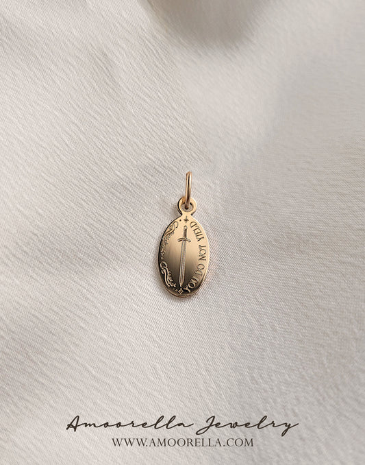 You Do Not Yield + Wyrdmarks • Pendant | Throne of Glass Series