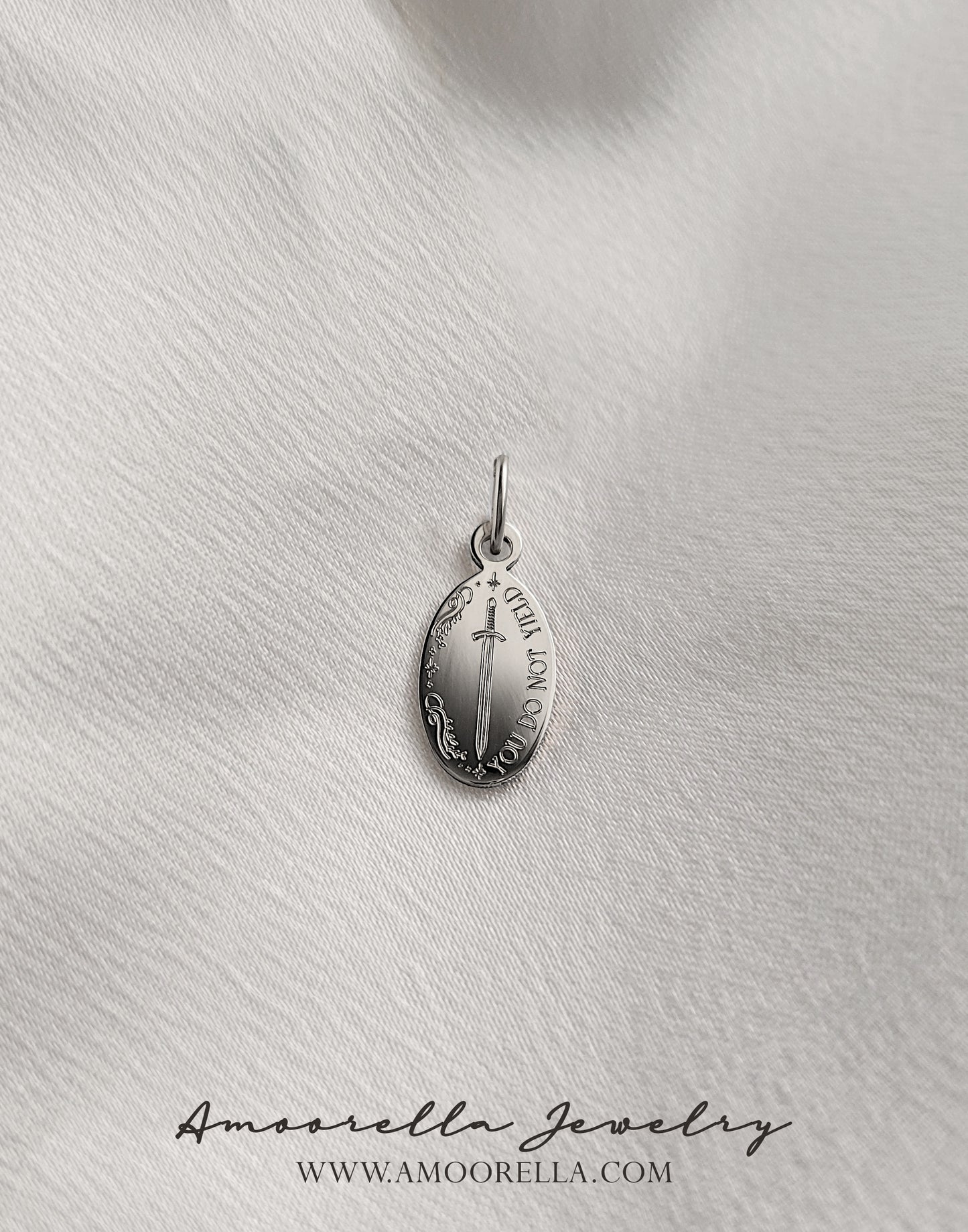 You Do Not Yield + Wyrdmarks • Pendant | Throne of Glass Series